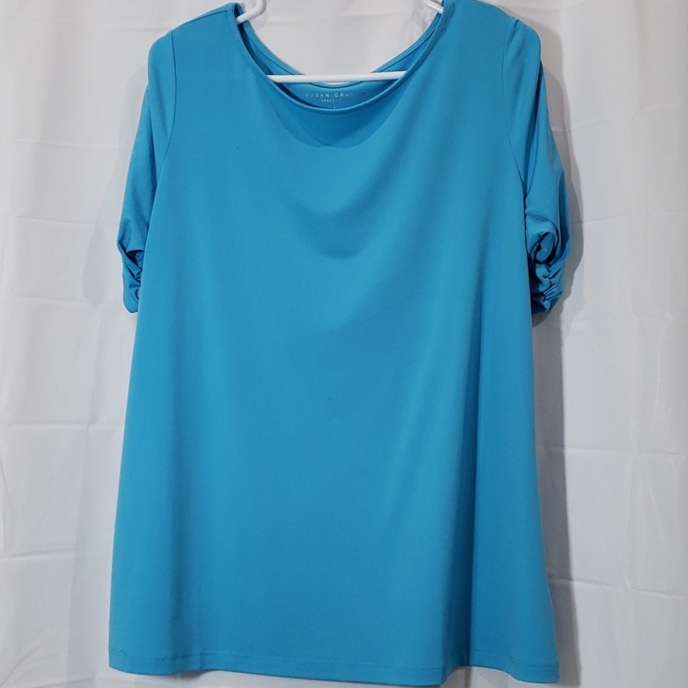 Liquid nit blue top